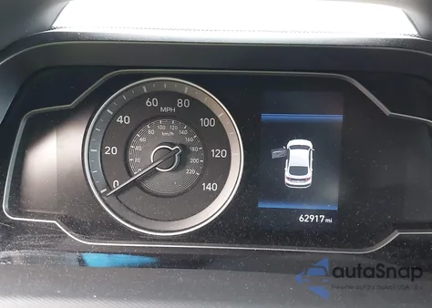 2021 Hyundai Ioniq Hybrid Blue z USA, uszkodzony, nr VIN KMHC65LC1MU250307